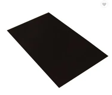 Juodos spalvos polistirolo plastiko lapas